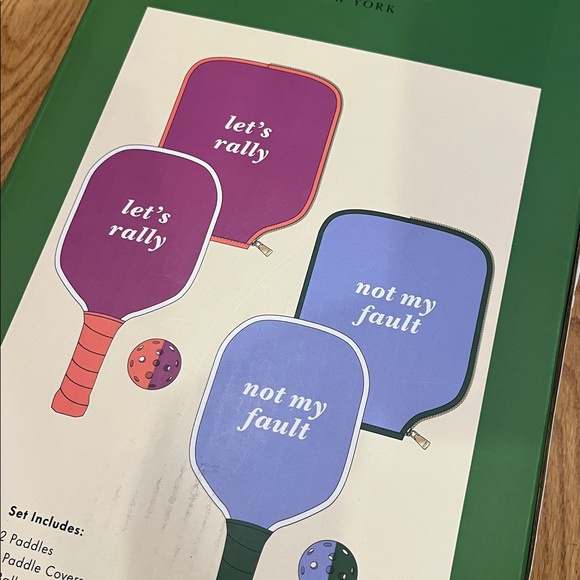 Kate Spade Let’s Rally Pickleball Set - Picture 6 of 10